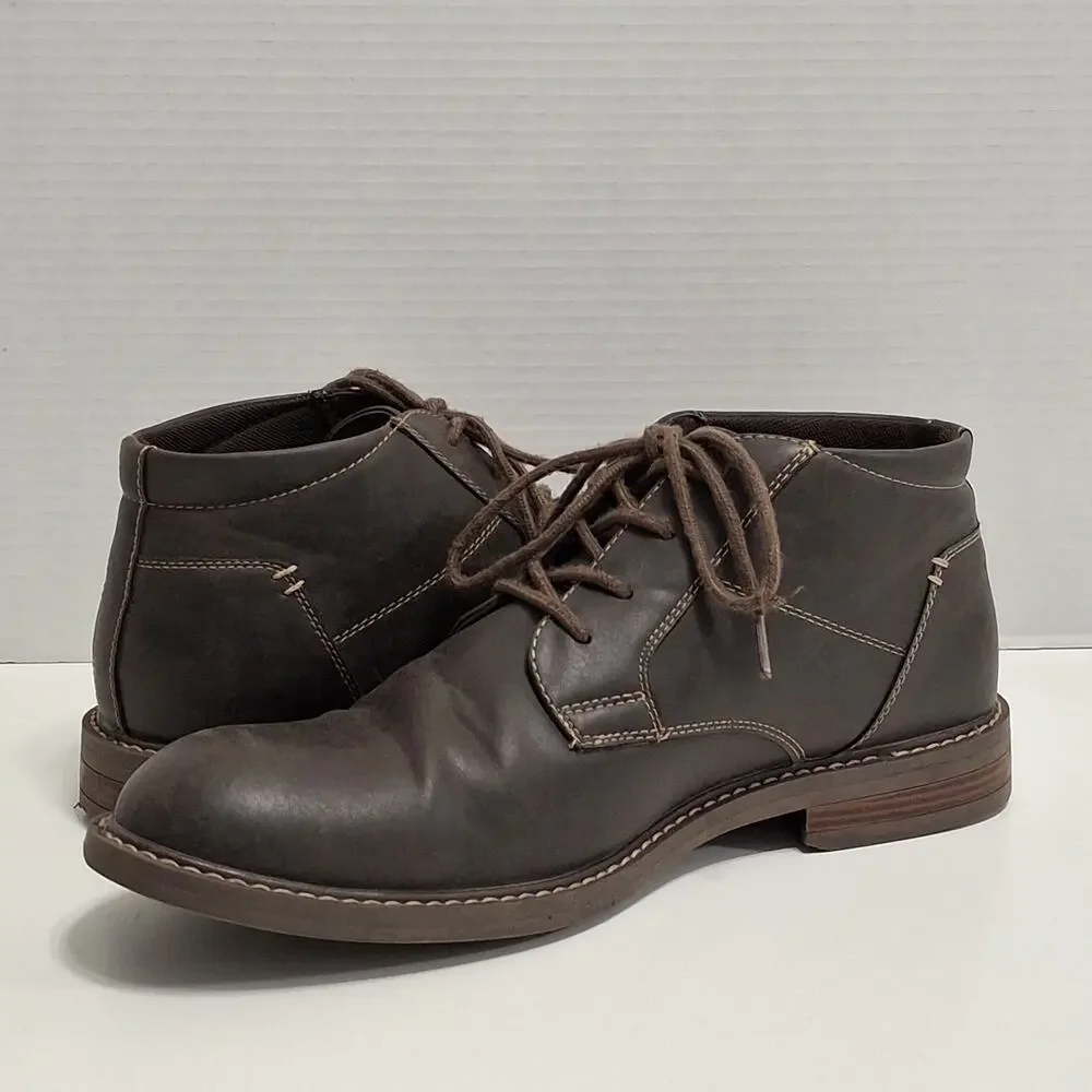 Men's Dexter Comfort Chukka Oxford Boots Memory Foam Size 11